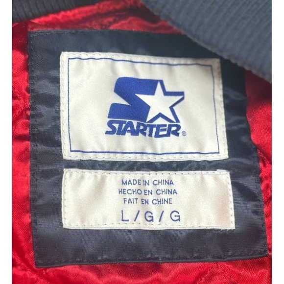 Starter G-III NFL Houston Texans Satin Bomber Jacket‎ Size Large - Picture 9 of 11
